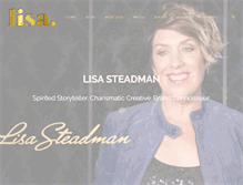 Tablet Screenshot of lisasteadman.com